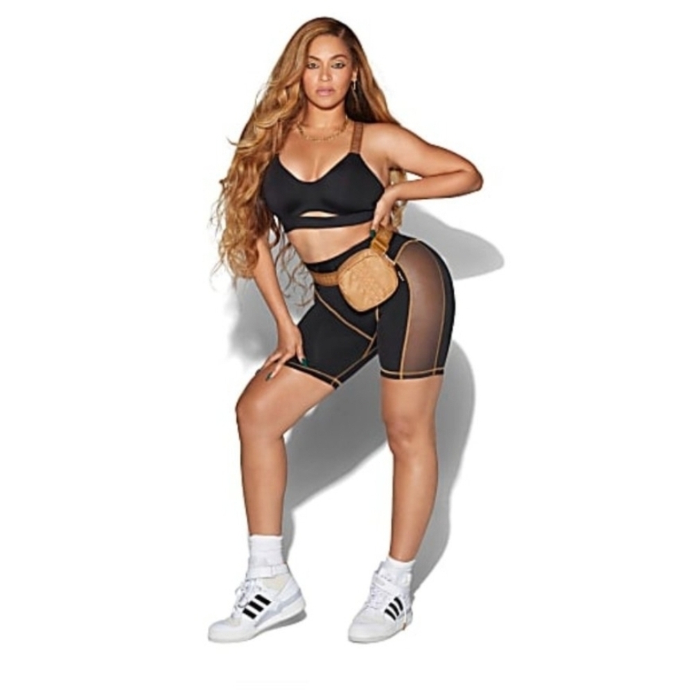 Adidas x Ivy Park Mesh Cyc Shorts - Picture 2 of 13